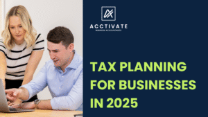 Tax planning for businesses in 2025 blog thumbnail.